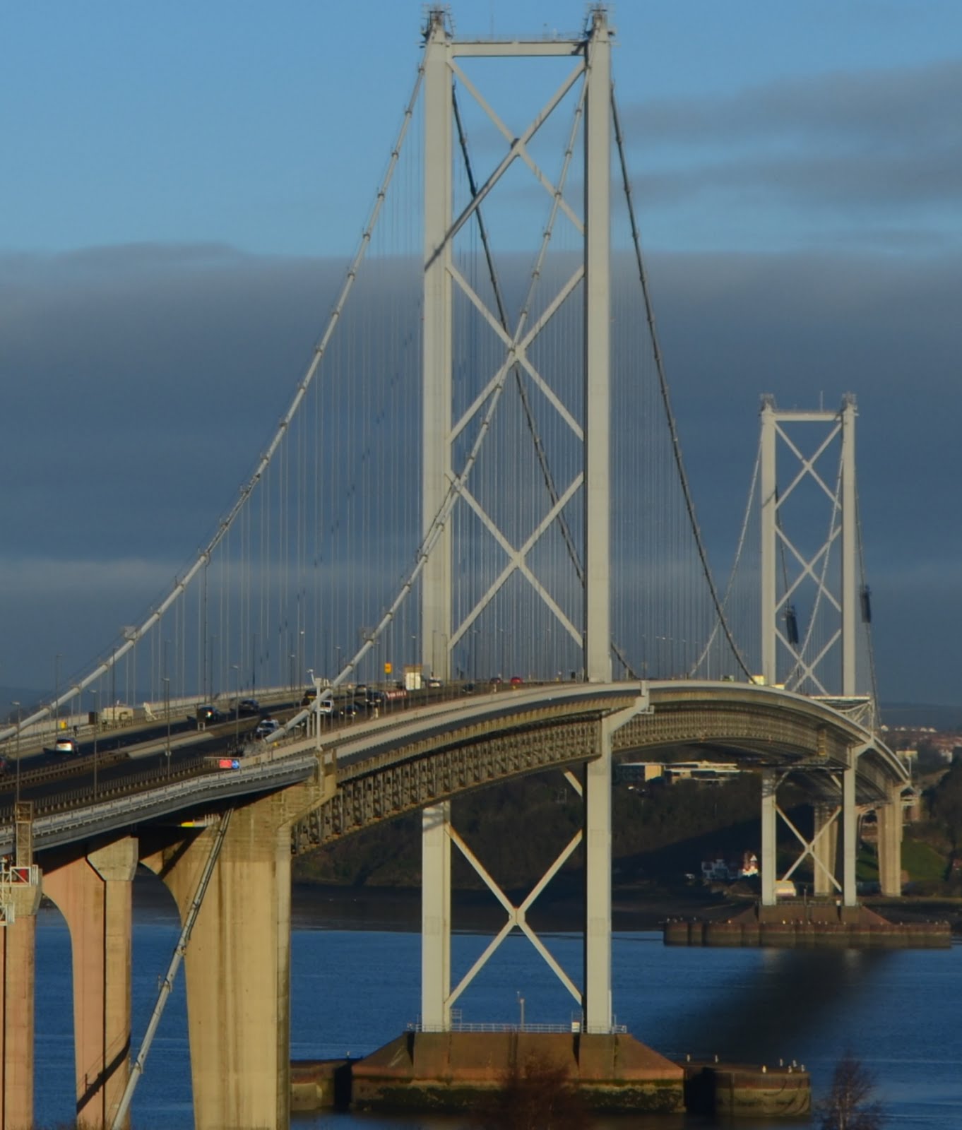 Tour Scotland Tour Scotland Winter Photographs Forth Road Bridge Near