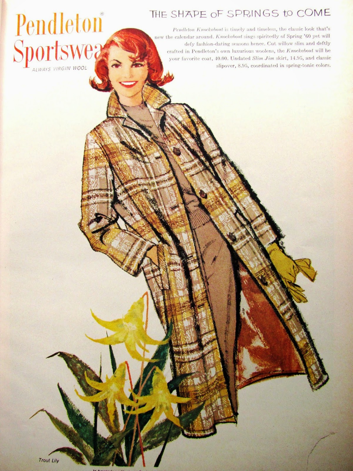 Pintucks Sewing A Vintage Style Wardrobe Plaid Topcoat