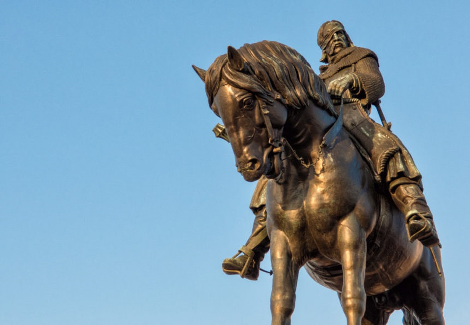 Flares into Darkness Equestrian statues