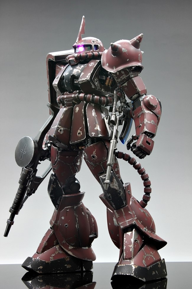 GUNDAM GUY PG 1 60 MS 06S Char s Zaku II Battle Damage Build W LED gundam-guy-pg-1-60-ms-06s-char-s-zaku-ii-battle-damage-build-w-led