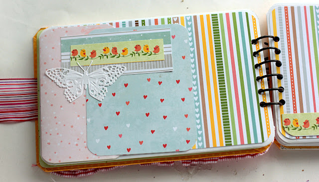 Family Mini Album by Elena Olinevich using BoBunny Weelend Adventures Collection