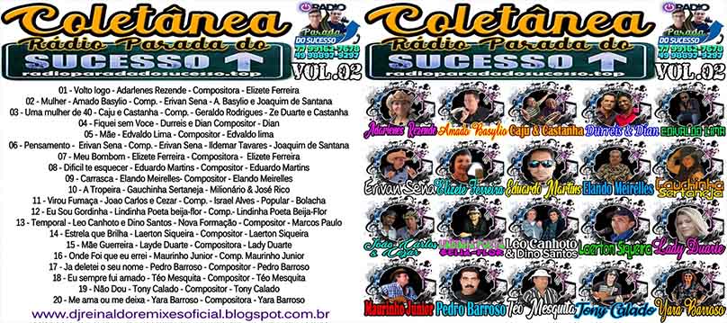 NOSSA 2ª COLETÂNEA RÁDIO PARADA DO SUCESSO VOL. 02