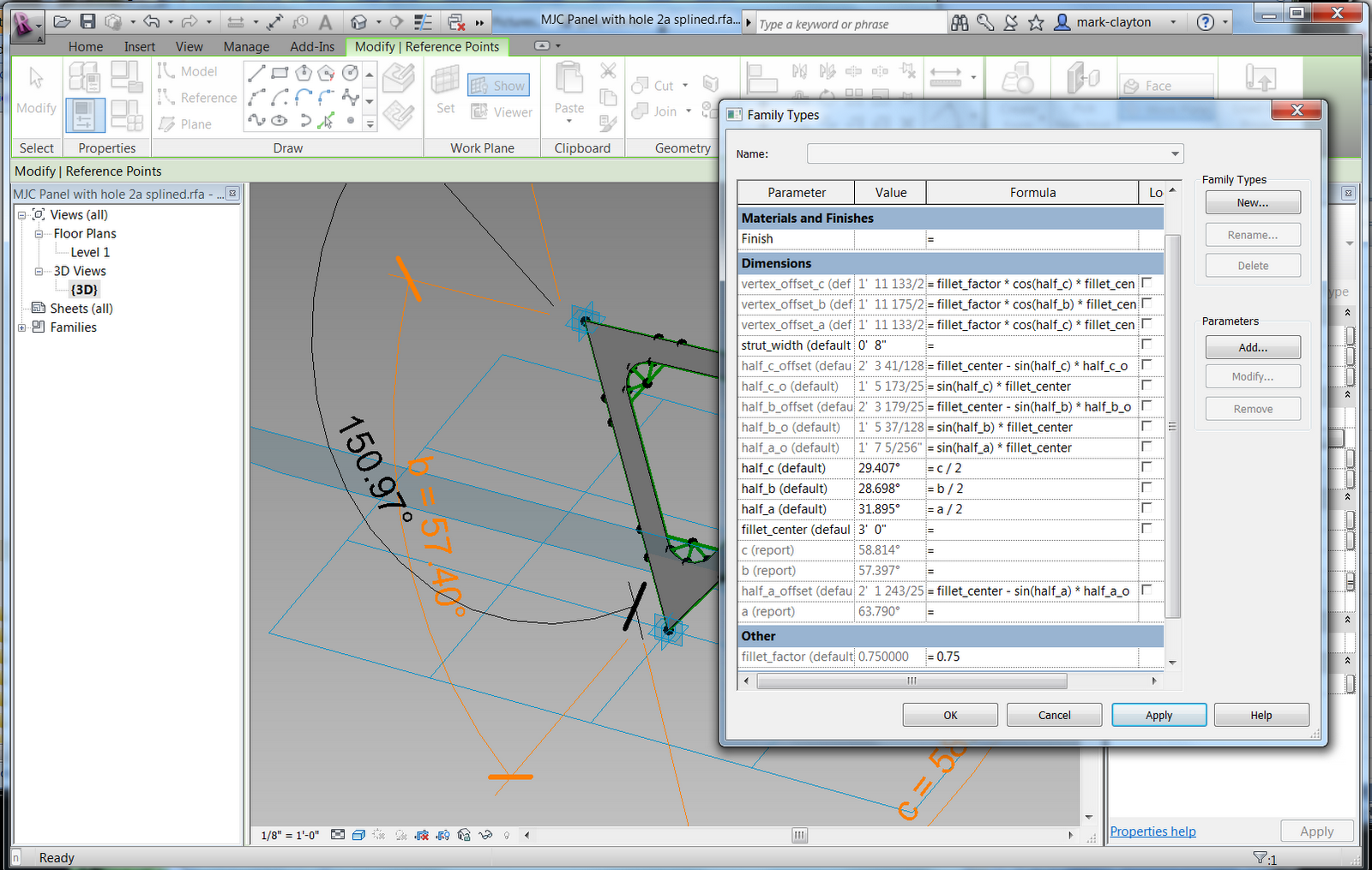Texas Architecture and Miscellaneous University: BIM Triangular panel ...