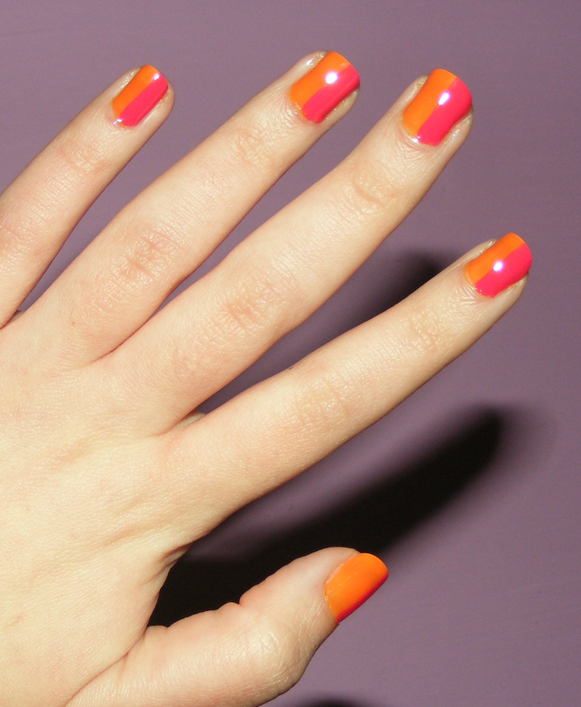 Nails Of The Day (NOTD): Double neon