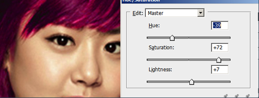 Tutorial Cara Mengubah Warna Rambut dengan Photoshop Cs3