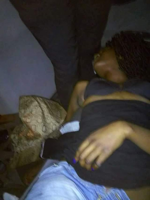 Photos: Man dumps unconscious woman by the roadside in Nairobi
