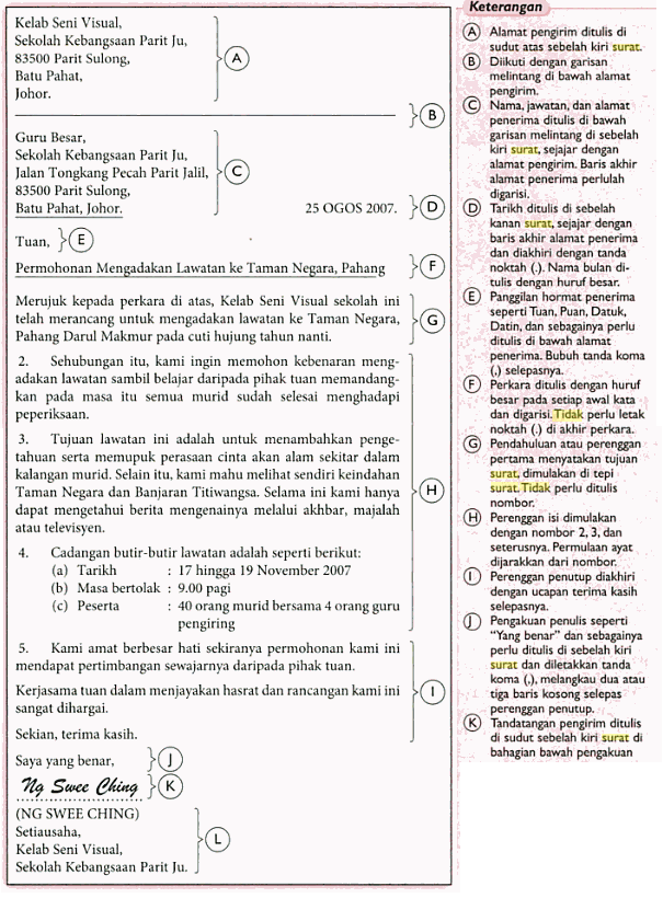 Surat Rasmi Lawatan Ke Universiti - Rasmi X