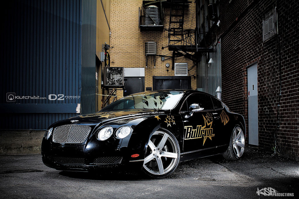 Bentley Continental Gt With 22 Inch D2forged Mb2 Wheels