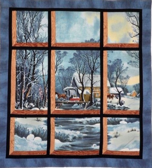 I love the window quilt block..But!