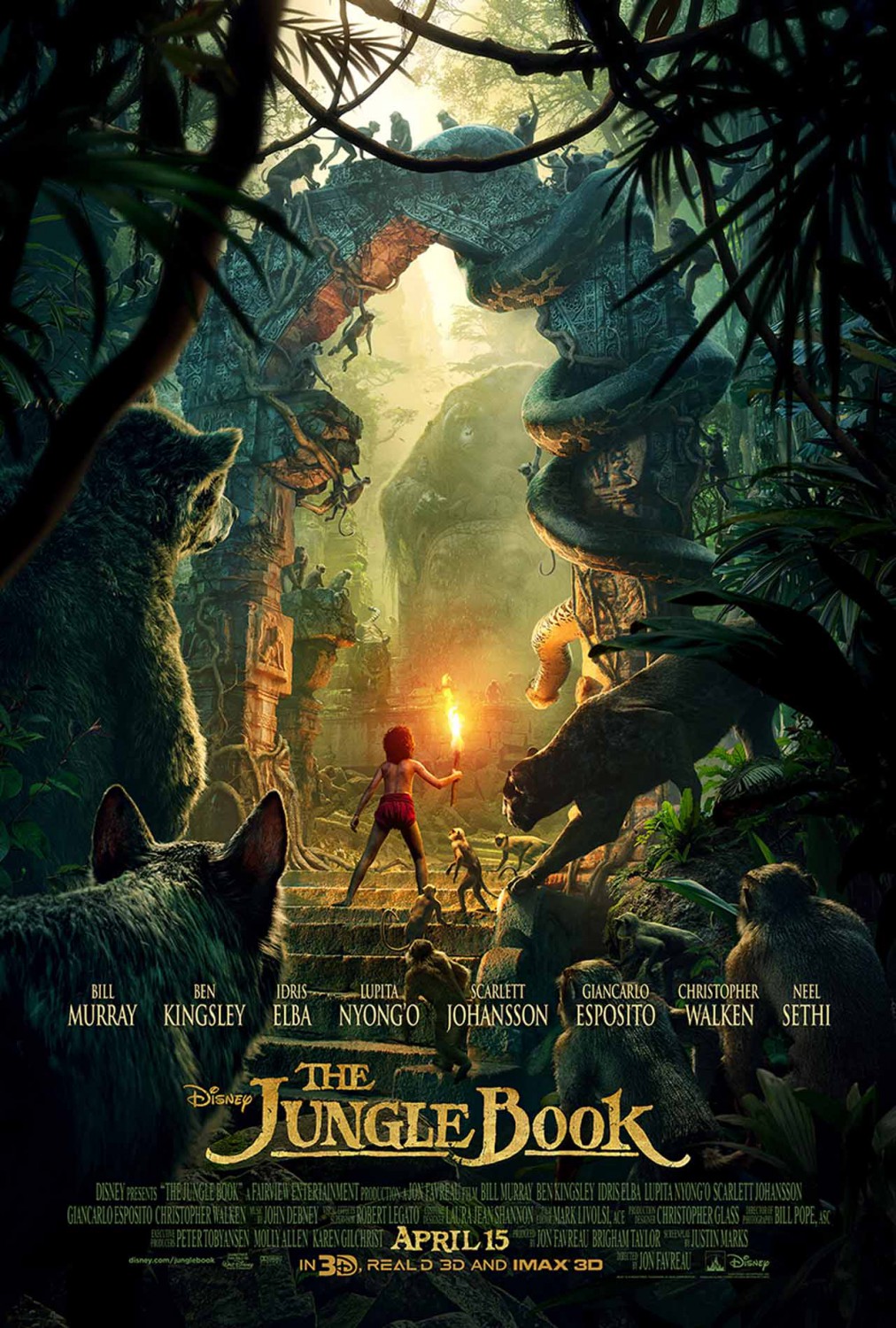 The Jungle Book 2016 Imax Preview Featurette And 14 Posters The 