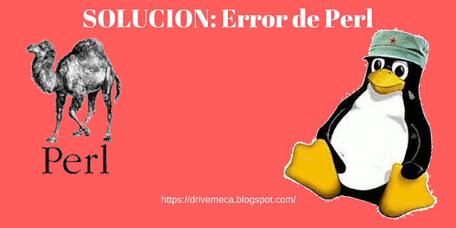 Como solucionar error de localizacion de Perl