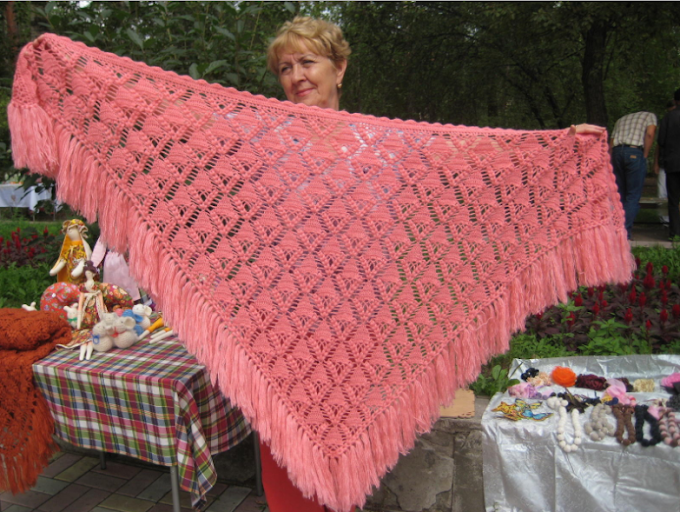 Simple Crochet Shawl - Revenue Croche Walkthrough