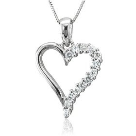 diamond heart necklaces