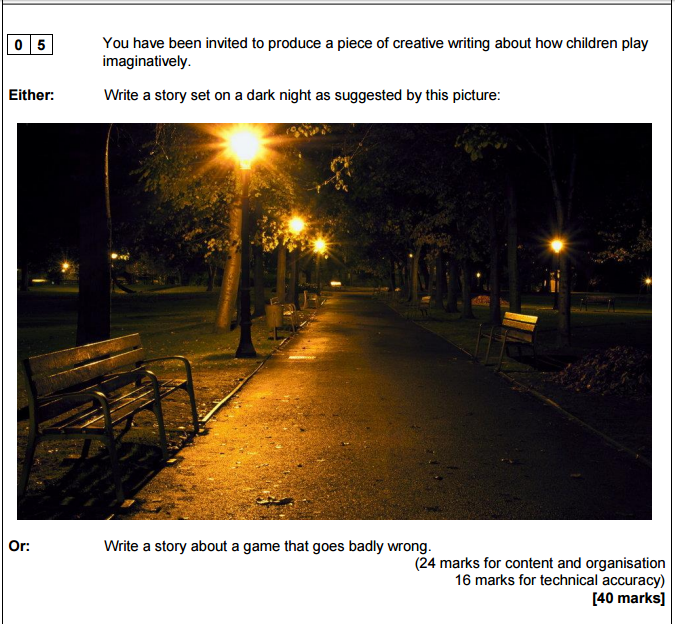 Trees creative writing picture