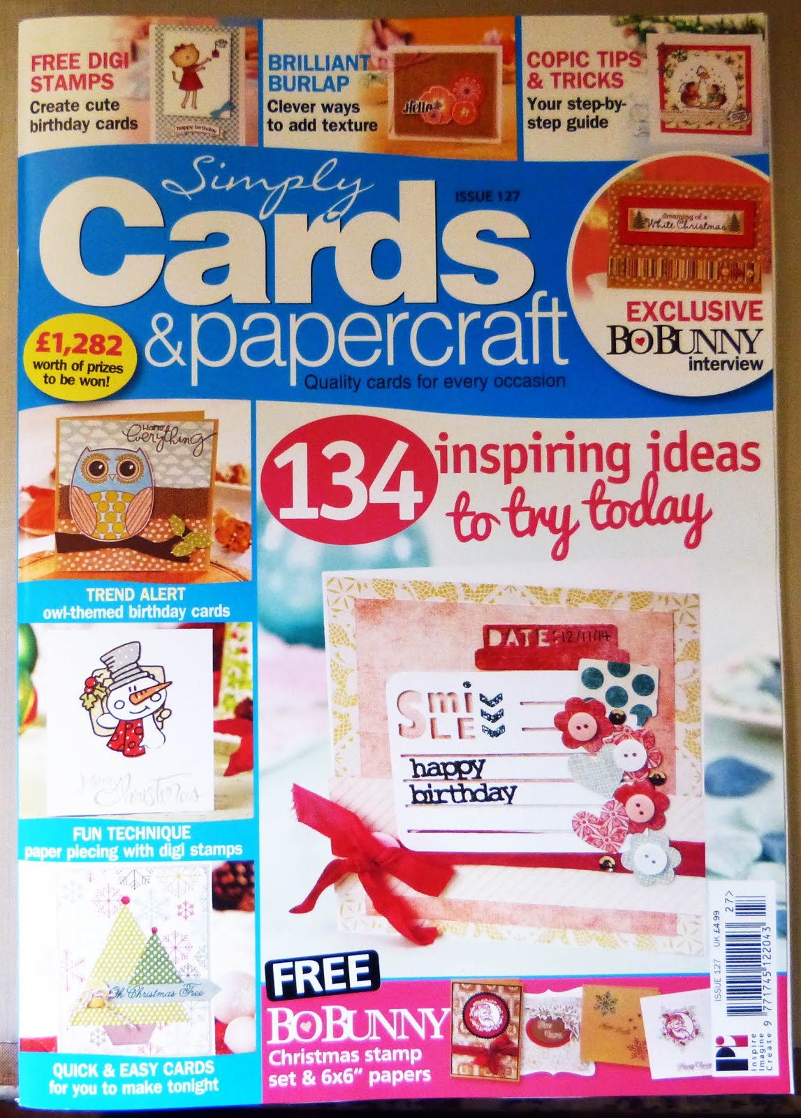 Published Simply Cards & Papercraft Issue 127