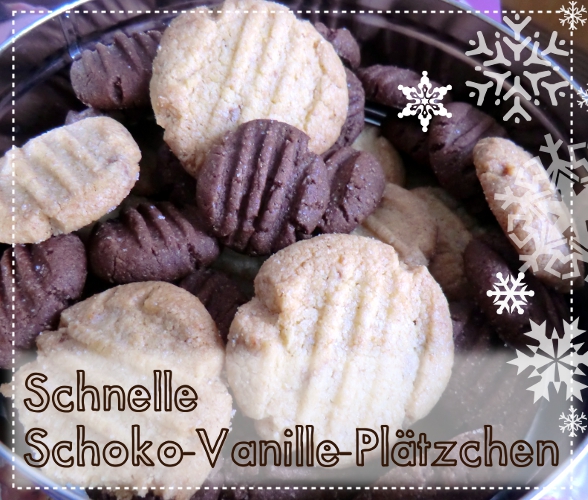 Kathrins Blog: Schnelle Schoko-Vanille-Plätzchen