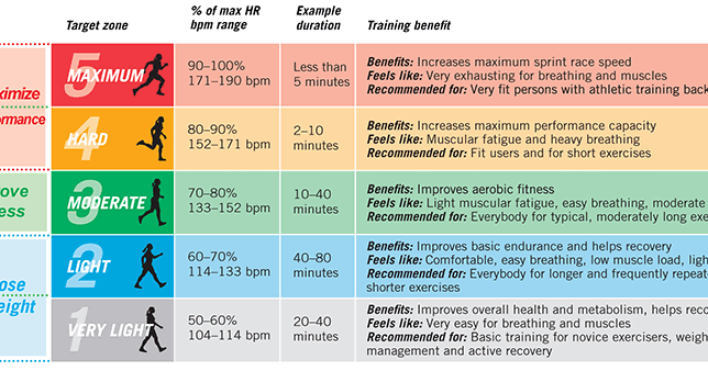 forerunner 35 heart rate zones