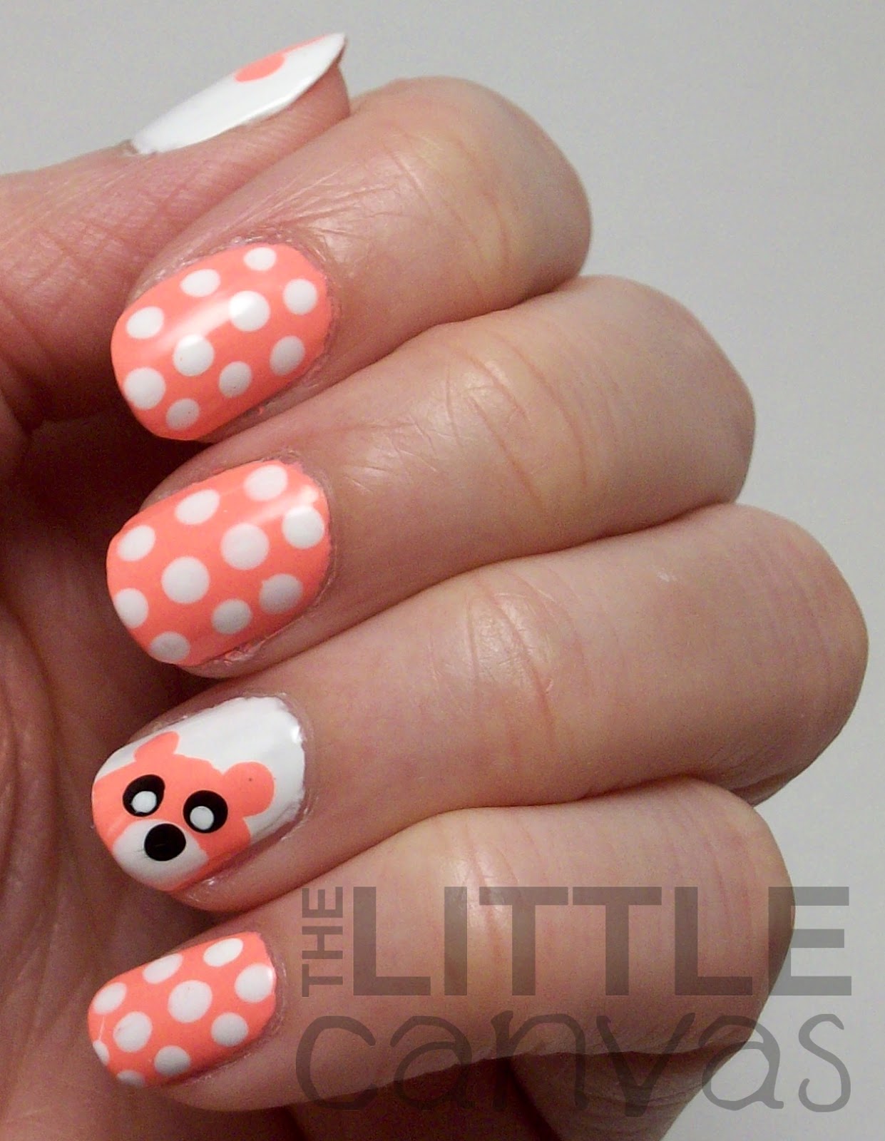 Teddy Bear Nail Art Tutorial