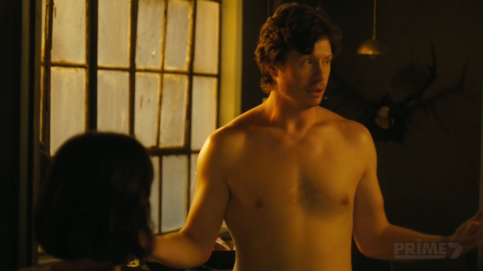 Anders Holm shirtless in How To Be Single.