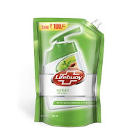 Lifebuoy Nature Germ Protection Hand Wash - 900 ml Rs.99 (38% Off) Mrp. Rs.160 - Amazon