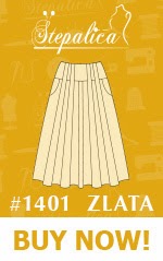 Stepalica: Zlata skirt pattern