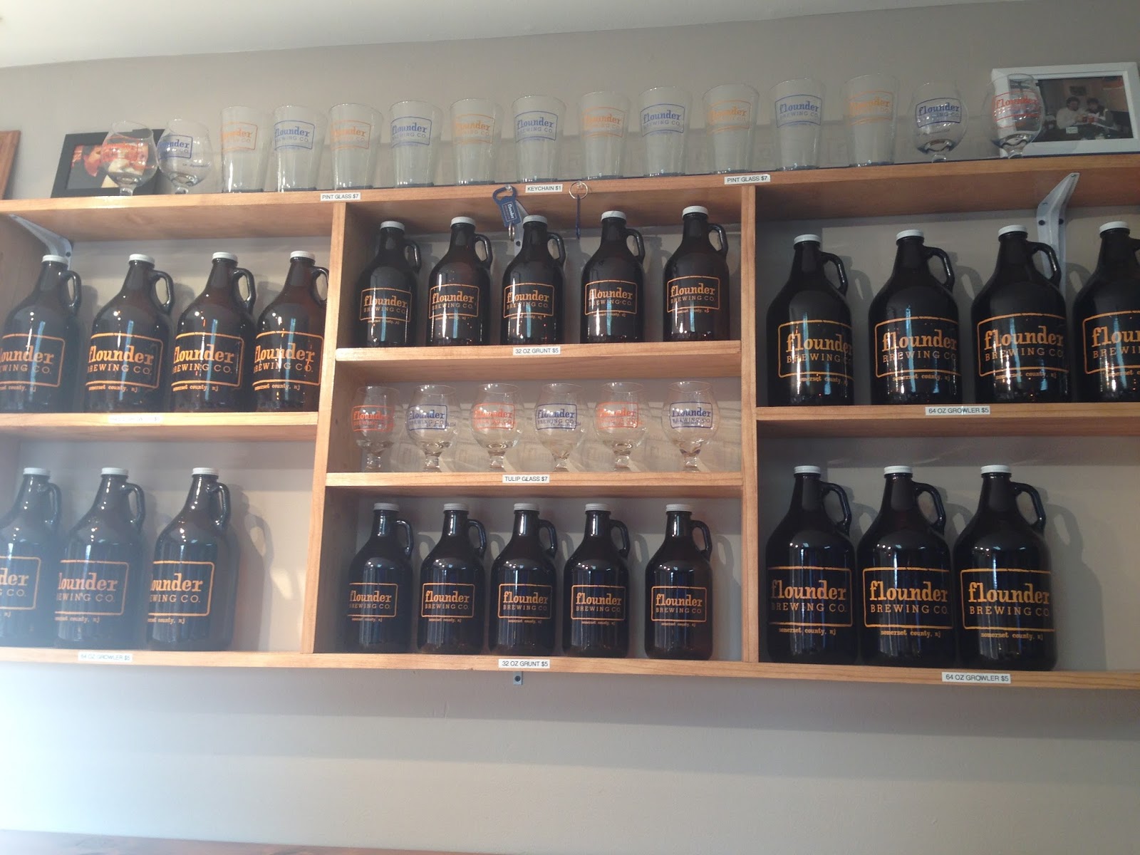 behind the leopard glasses flounder brewing co.