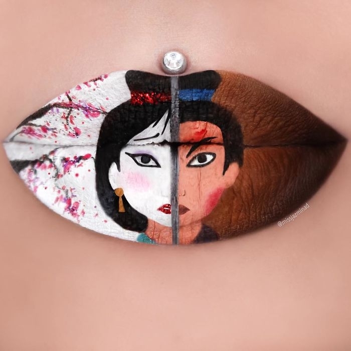 11-Mulan-Jazmina-Daniel-Body-Painting-with-Lip-Art-www-designstack-co