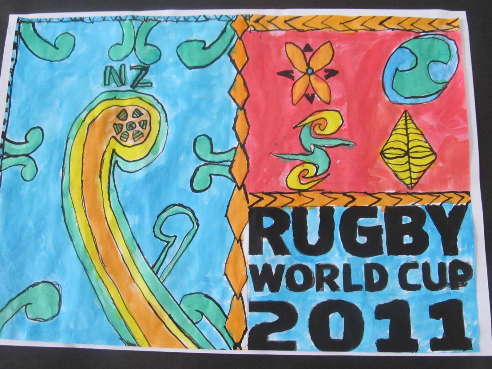 Vivienne Rugby World Cup Poster
