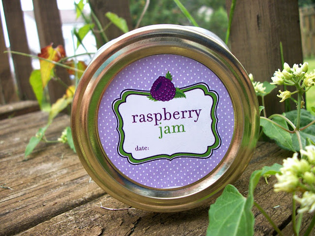raspberry jam label