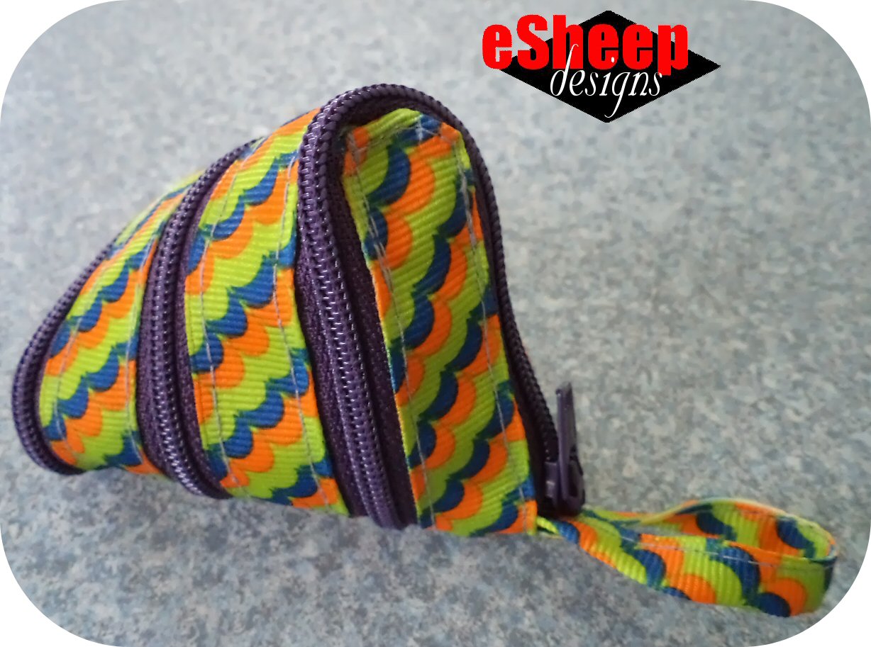 eSheep Designs Solving the Mystery of the Zip Around Pouch