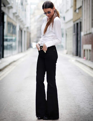 Eclectic Jewelry and Fashion: Street Style: ELLE Wears Jeans