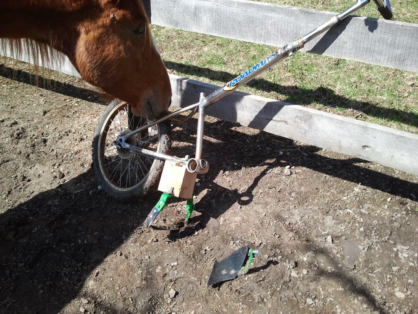 Anarchy Acres Homemade Wheel Hoe