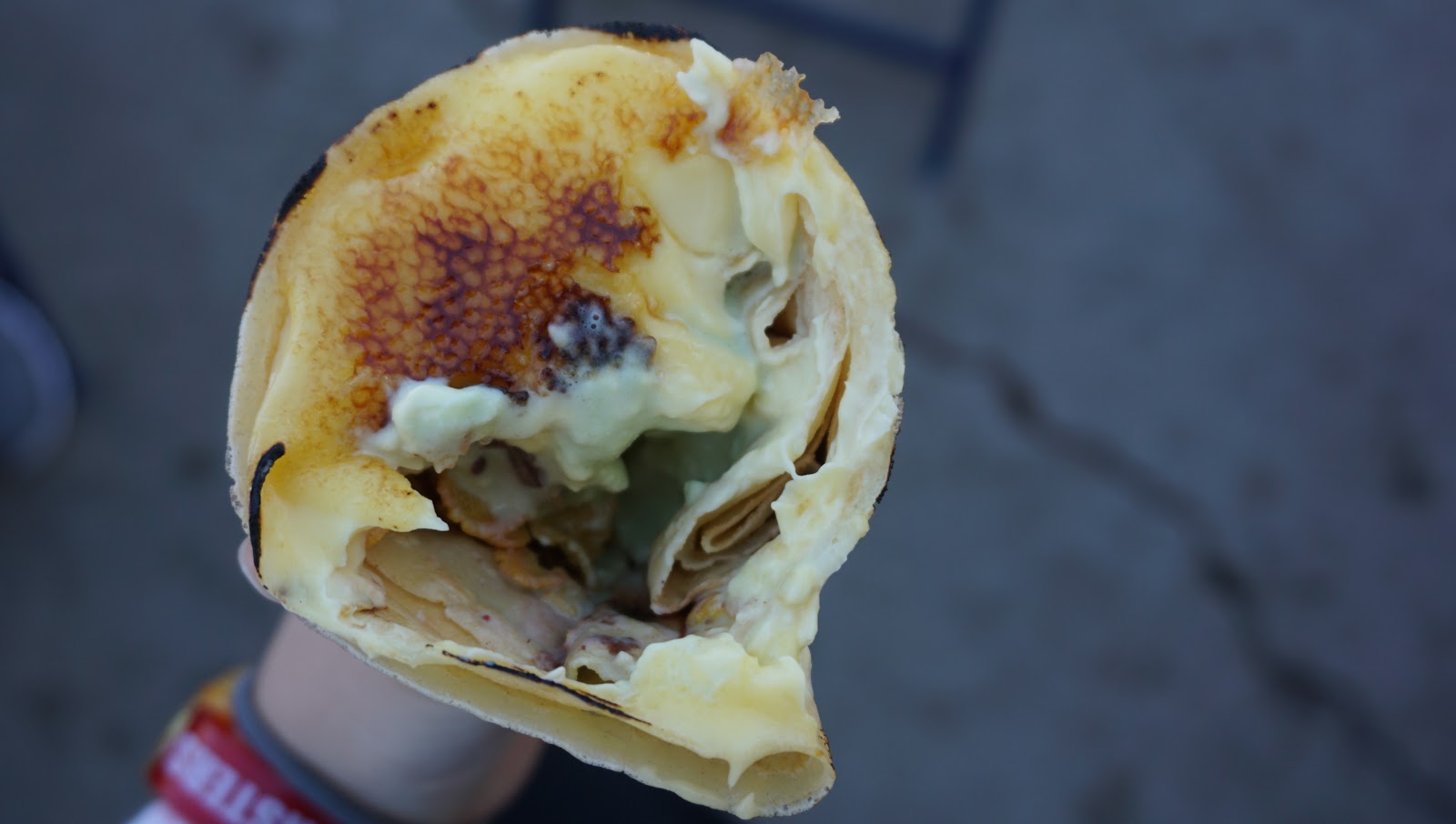 At Millet Crepe on Sawtelle, You Can Add A Crème Brûlée On Your Crepe!