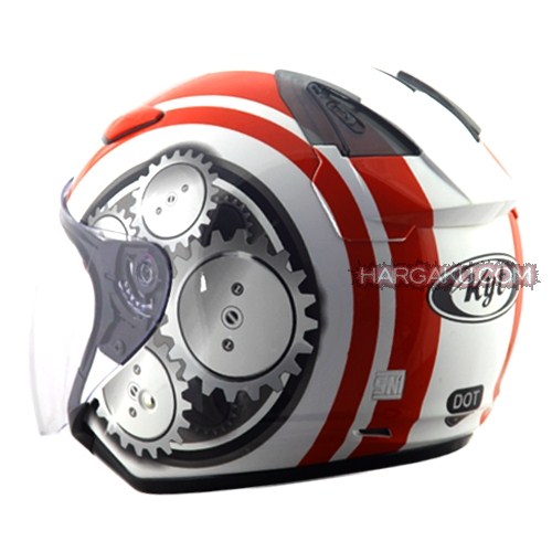 Galeri Gambar Helm KYT Open Face DJ Maru Terbaru  Cara 