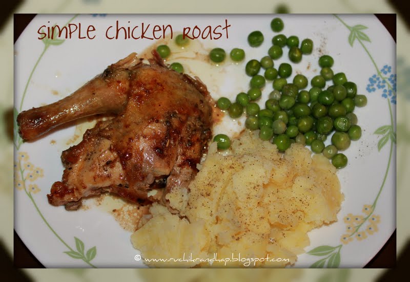 Simple Chicken Roast - Ruchik Randhap