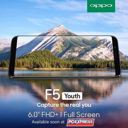 OPPO F5 Youth To Launch in PH for Php13,990; 2.5GHz Octa Core, Dual 13MP front Cameras