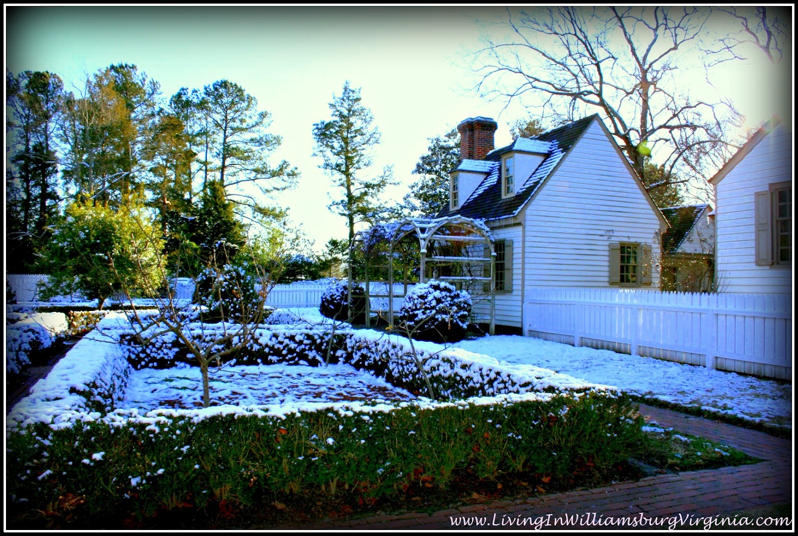 Living In Williamsburg, Virginia A Touch of Snow In Williamsburg, Virginia