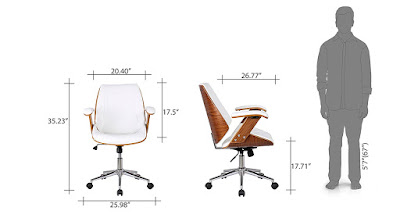 chair dimensions comparison person height