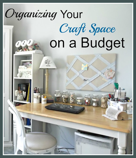 Organizing Your Craft Room on a Budget Vintage, Paint and more...