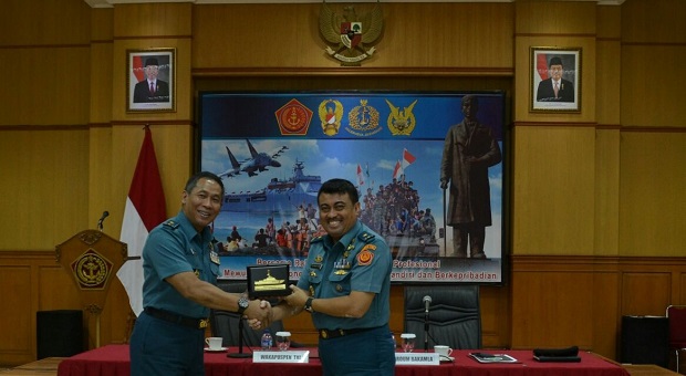 Laksma TNI Suradi Pimpin Kunjungan Kerja Humas Bakamla RI