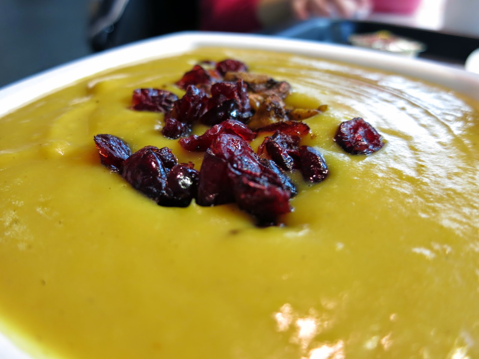 pieces of m Turkey Avocado Croissant Sandwich + Butternut Squash Soup