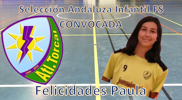 Atlético Torcal, Paula Sanz convocada por la Selección Andaluza Infantil FSF