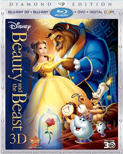 Beauty and the Beast (1991) 3D H-SBS 1080p BDRip Dual Latino-Inglés [Subt. Esp-Ing] (Animación. Musical)
