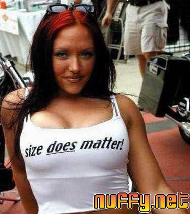 size does matter boobs shirt   PYGOD.COM