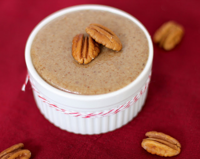 EASY Healthy Homemade Pecan Butter made all natural, sugar free, low carb, gluten free, and vegan! No hydrogenated oils or trans fats whatsoever!