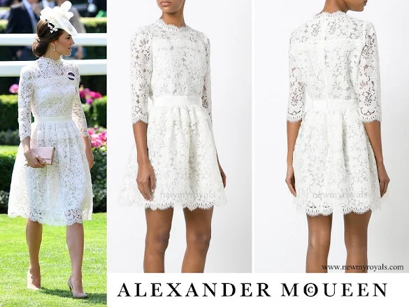 Kate Middleton wore ALEXANDER MCQUEEN Lace Dress