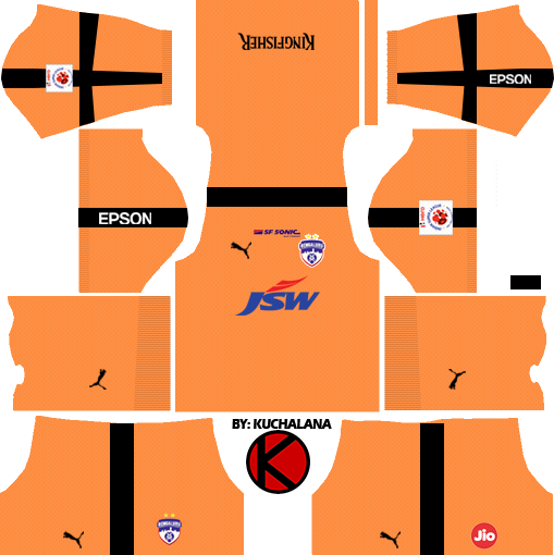 Bengaluru fc 2024 dream league kit