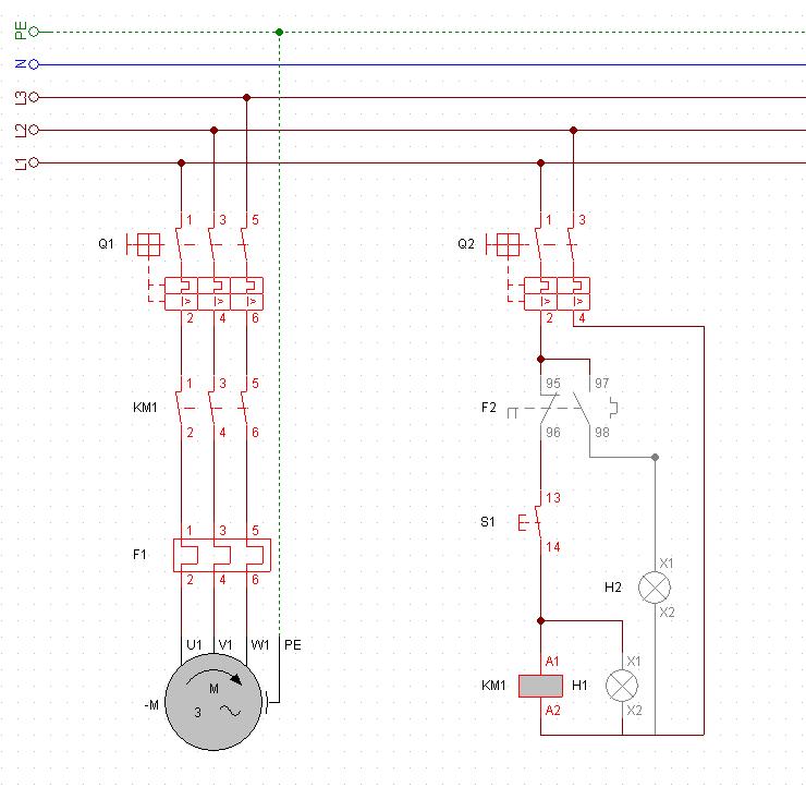 Blogepracticas grupo 2: Práctica nº 2 - Mando de un contactor a impulsos