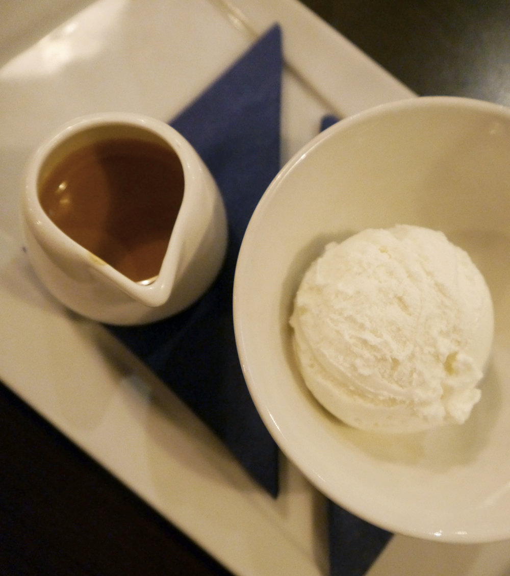 Affogato dessert at Italian Grill restaurant in Dundee Review of Italian Grill restaurant in Dundee for coeliac sufferers and dietary requirements