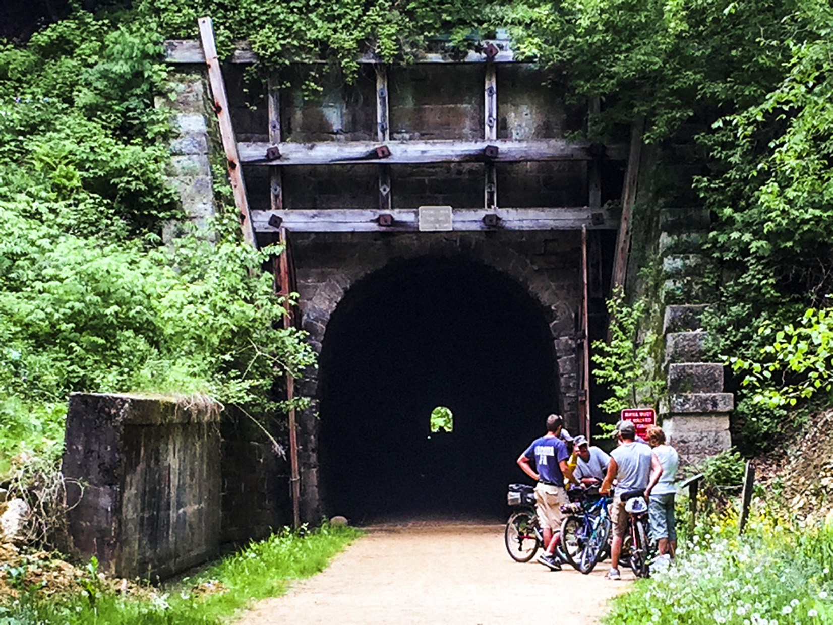 Tunnel 2 on the Elroy Sparta Bike Trail